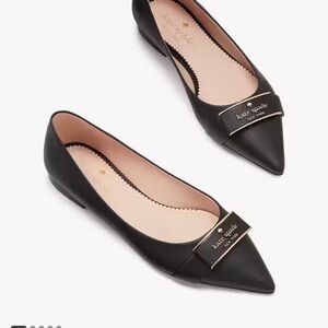 Black Kate Spade Women’s Logo Deneuve Flats Size 11